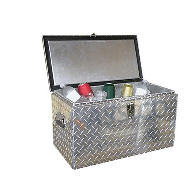 48QT Heavy Duty Aluminum Cooler Boxes, Ice Chest