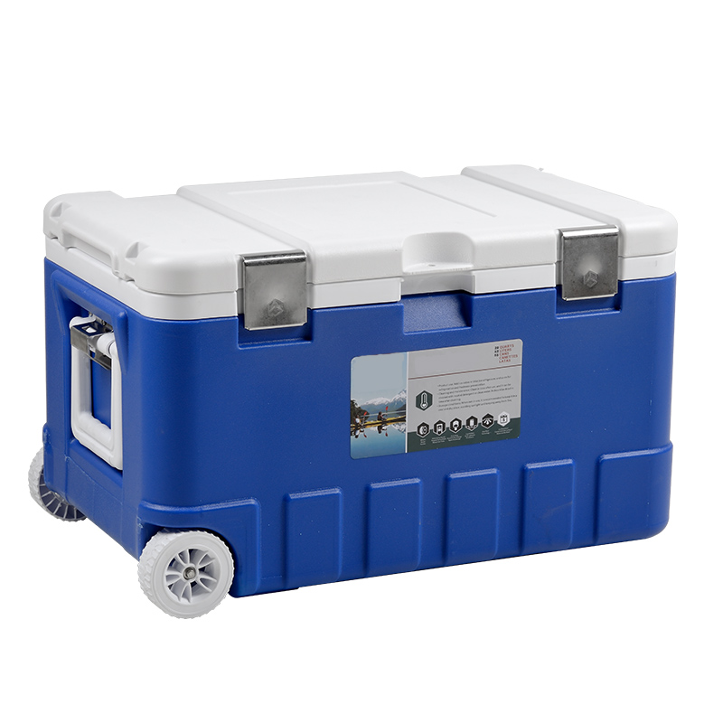 75L Large cooler box insulated with wheels